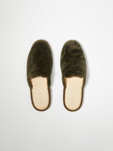 Agatha slipper - Dark green