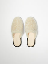 Agatha slipper - white