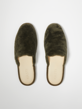 Agatha slipper - Dark green