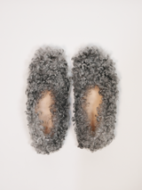CARLY grey shearling - NEWS