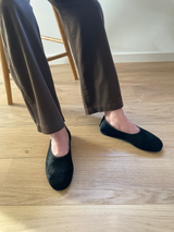 CARLY - black calf hair