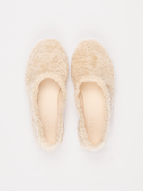 CARLY - beige shearling