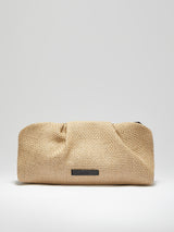 Fig bag large - raffia beige
