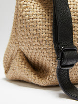 Fig bag large - raffia beige