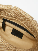 Fig bag small - Raffia beige