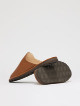 Quartz slipper - Cognac - Swedish leather