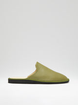 Quartz slipper - Green - Swedish leather