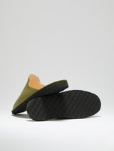 Quartz slipper - Green - Swedish leather