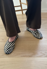 CARLY - Zebra calf hair