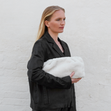 Fig bag large - shearly white