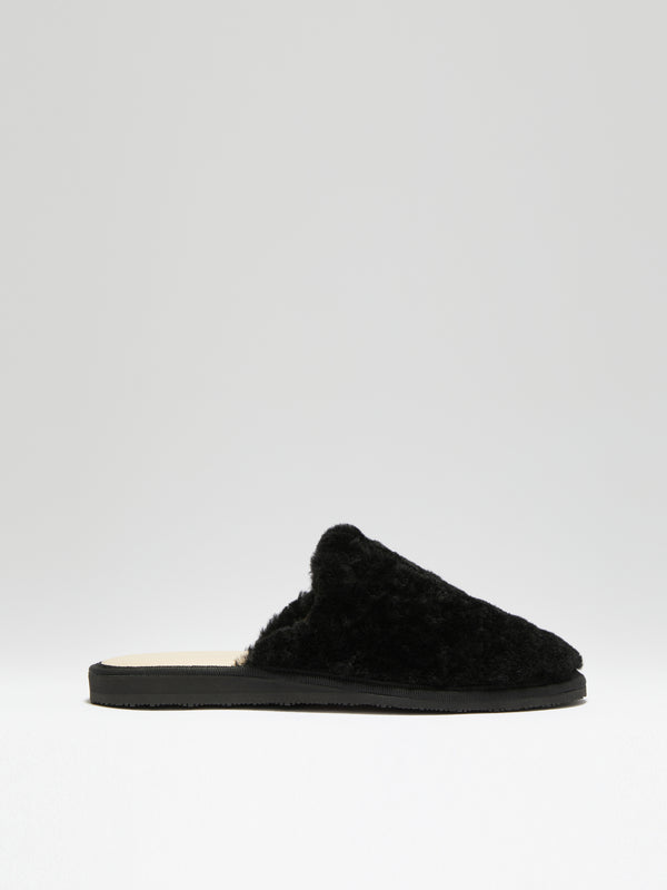 Agatha slipper - black