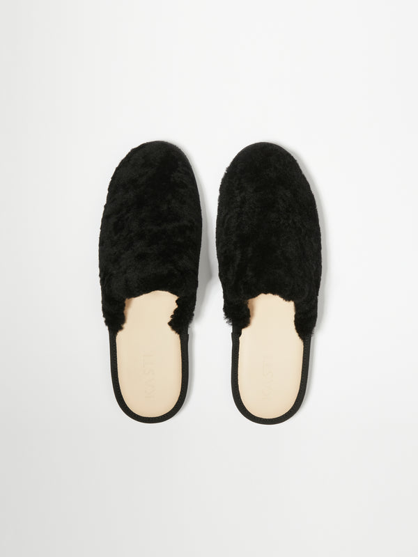 Agatha slipper - black