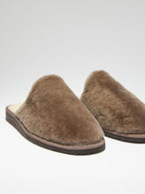 Agatha slipper - nut