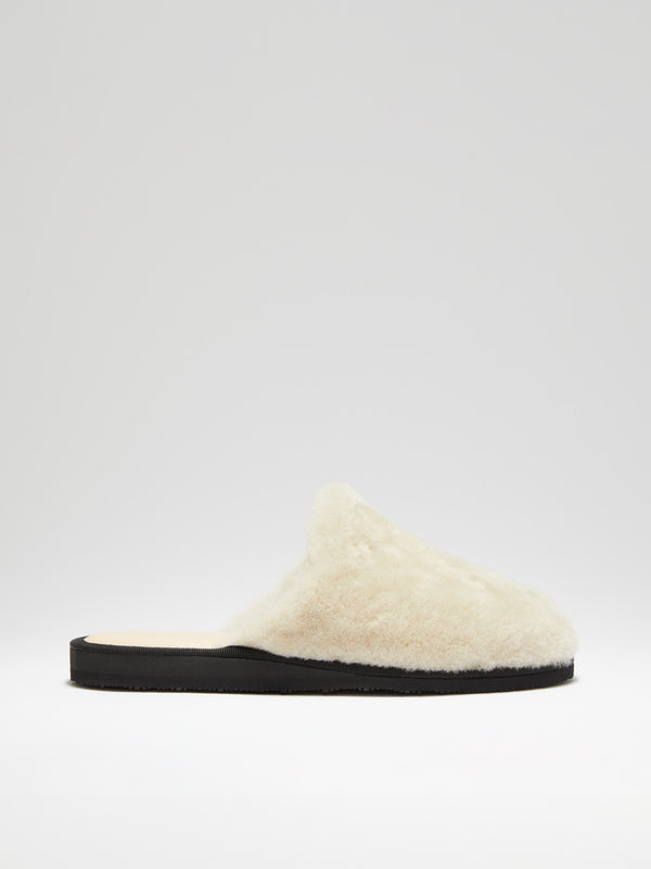 Agatha slipper - white