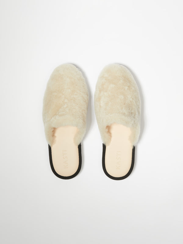 Agatha slipper - white