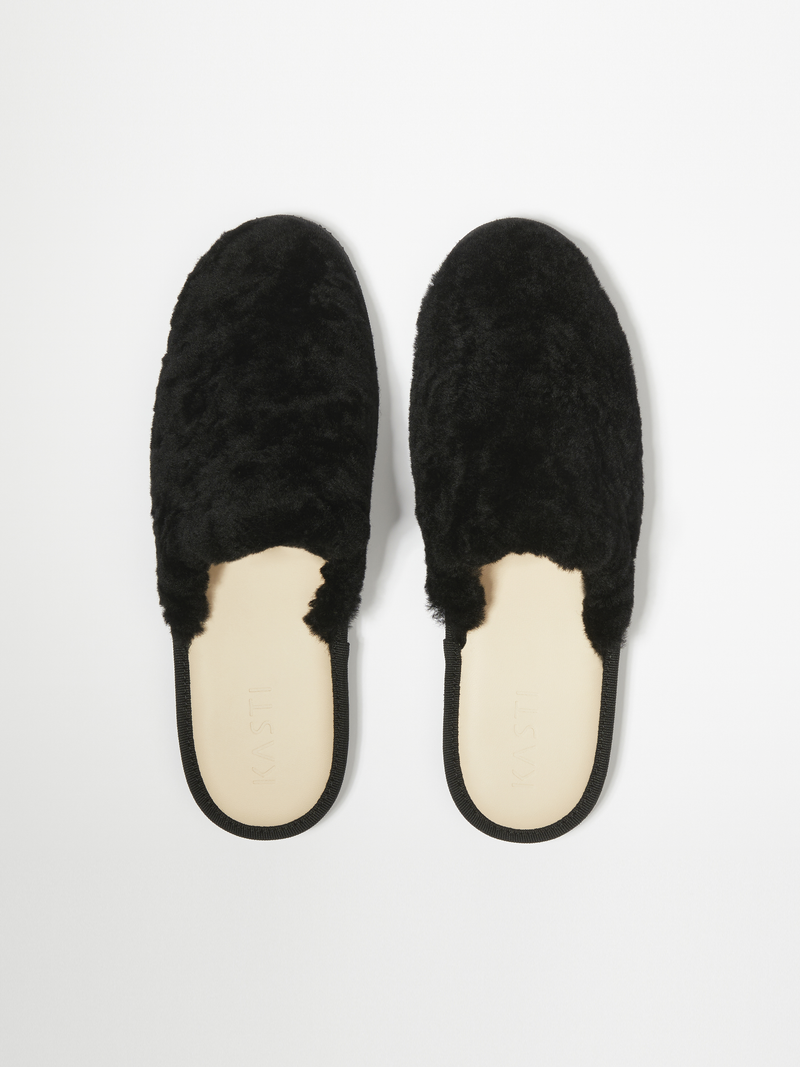 Agatha slipper - black