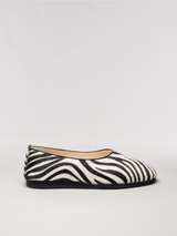 CARLY - Zebra calf hair