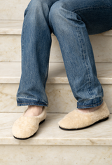 CARLY - shearling beige