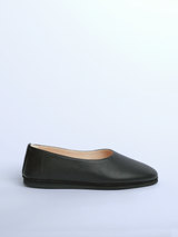 CARLY slipper - Black grain