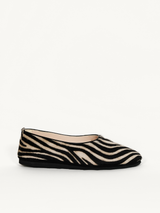 CARLY - Zebra calf hair