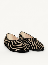 CARLY - Zebra calf hair