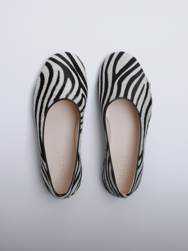 CARLY slipper - Zebra