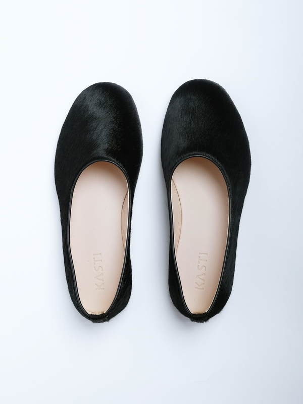 CARLY slipper - black pony