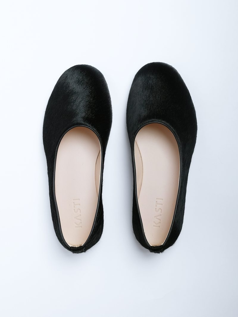 CARLY slipper - black pony