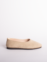 CARLY - sand calf hair