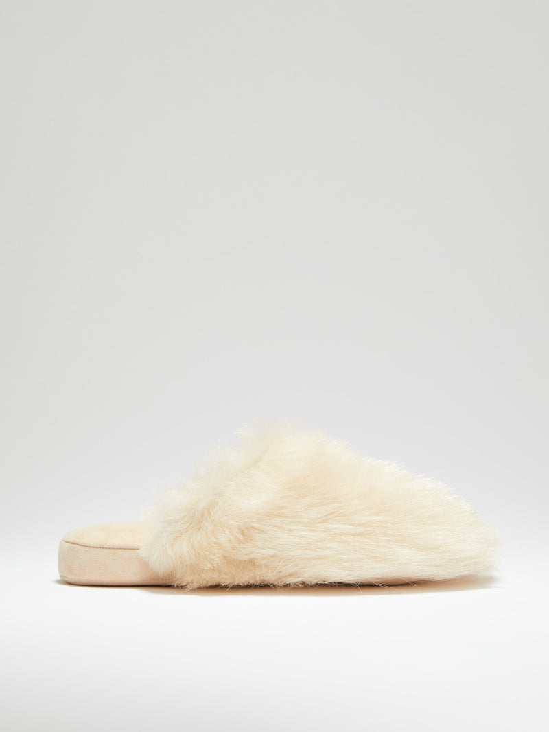 Diamond slipper - white