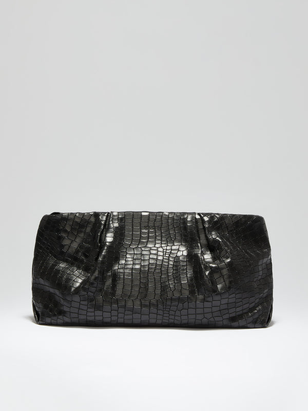 Fig bag large - crocco black