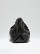 Fig bag large - crocco black