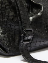 Fig bag large - crocco black