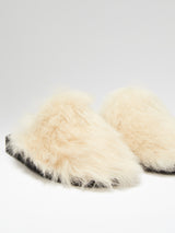 Lama slipper - white