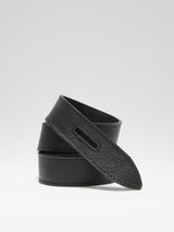 Rory wrap belt - black