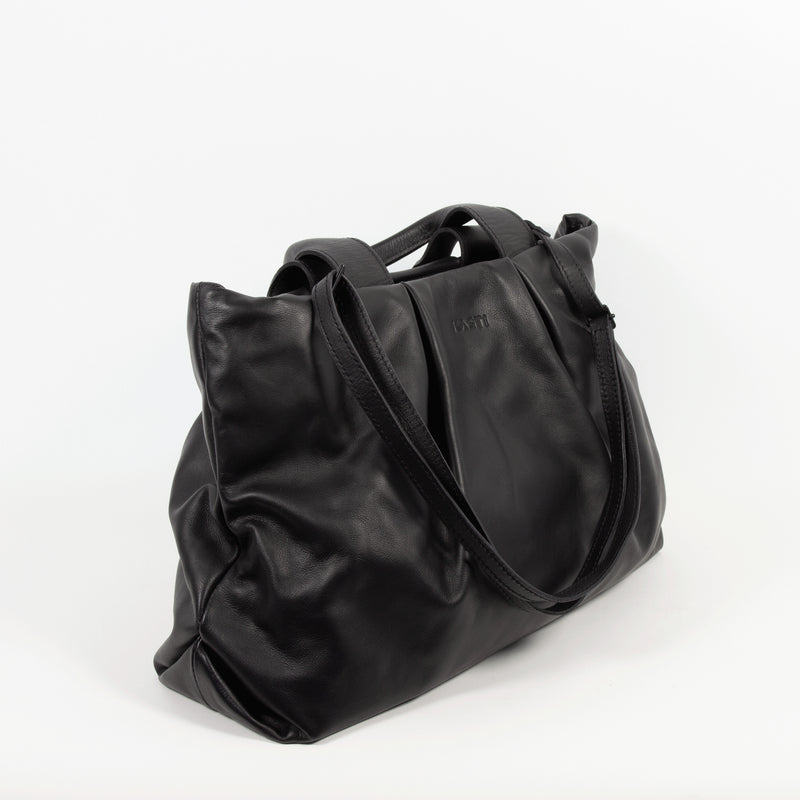 Walnut tote bag - black